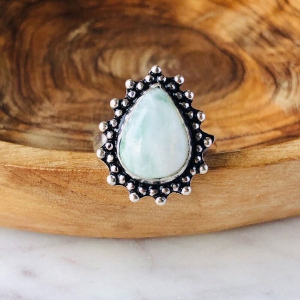 Moonstone Silver Ring